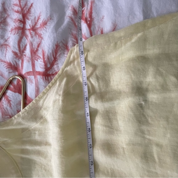 J Jill. Linen dress size M Not lined side pockets - Picture 3 of 13